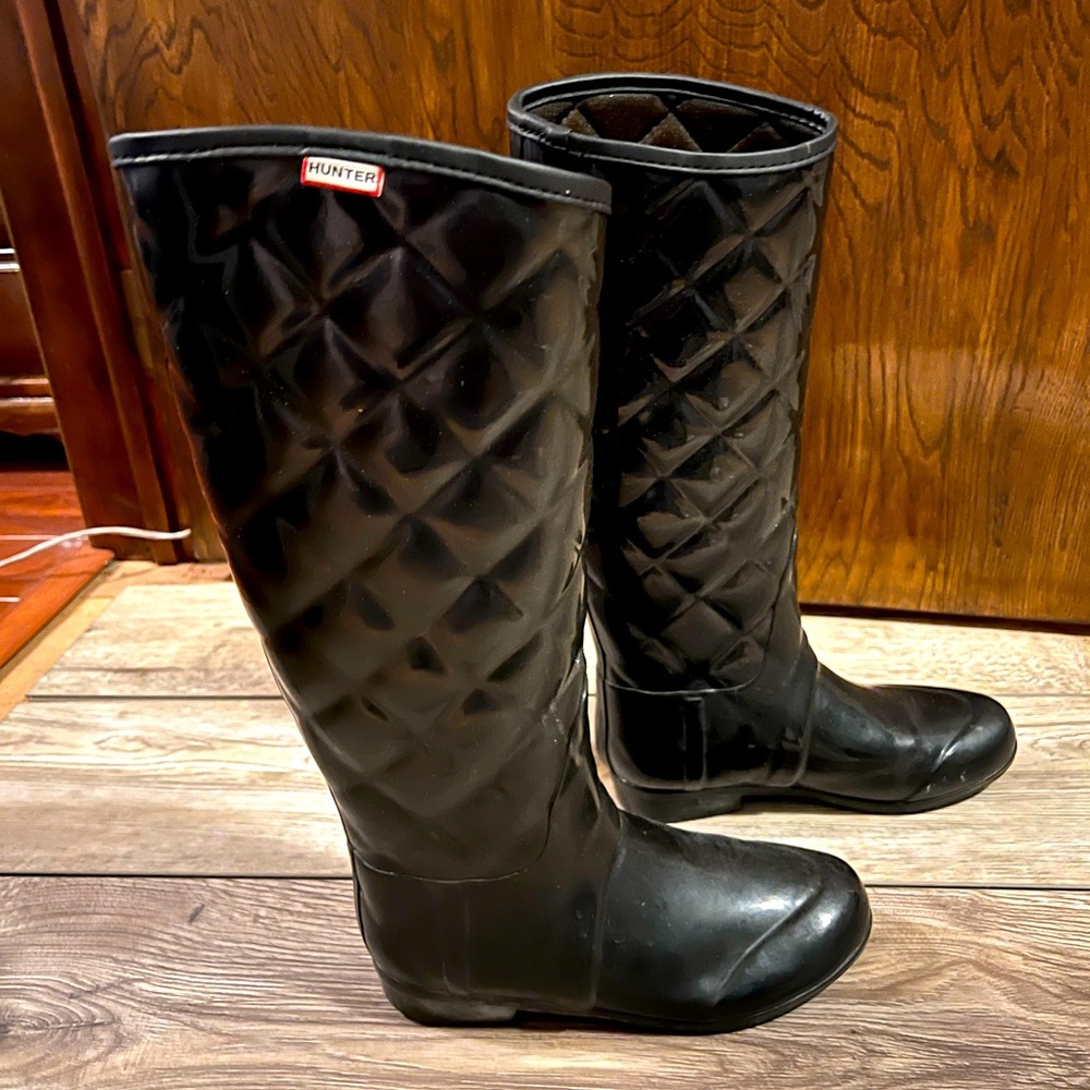 Hunter tall rain boots